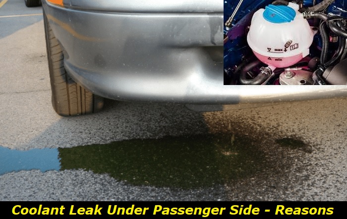 coolant leak under passenger side